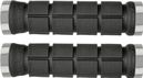 Paire de Grips Lizard Skins Northshore Lock-On Noir / Argent