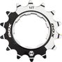 BOX PINION Pignon Aluminium Chrome Noir 