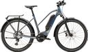 Trek Allant+ 6 Stagger Shimano Deore 10V 545 Wh 650b Grijs / Blauw 2023 Elektrische Stadsfiets