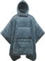 Couverture poncho Thermarest Honcho Poncho Blue Woven Print