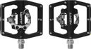 Neatt Single Side Clipless Pedals with Cages SPD Black