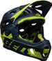 Casque avec Mentonnière Amovible Bell Super DH Mips Bleu Jaune