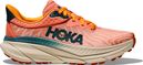 Hoka Challenger 7 Pink / Blue Women's Trail Shoes