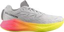 Salomon Aero Glide 4 Gradient Laufschuhe für Herren, grau/gelb/rosa