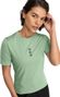 T-shirt cyclisme gravel femme Juniper Vert