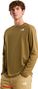 Camiseta técnica de manga larga The North Face Shadow, color caqui, para hombre