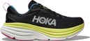 Hoka Bondi 8 Running Shoes Black Yellow