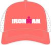 Ironman Peak Run Trucker Cap Weiß/Koralle