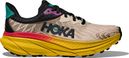 Hoka Challenger 7 Beige/Multicolour Trailschoenen voor dames