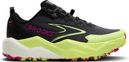 Chaussures Trail Brooks Caldera 8 Noir/Jaune/Rose Femme