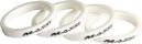 Kit de 4 espaciadores MASSI 5mm 1''1/8 Blanco