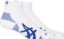 2 Paires de Chaussettes Asics Cushion Run Quarter Blanc/Bleu