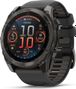 Montre GPS Garmin Fénix 8 AMOLED - 51 mm Sapphire Titane Carbon Gray DLC avec Bracelet en Silicone Noir Gris