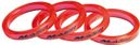 MASSI Kit 4 distanziali 5 millimetri 1''1 / 8 Rosso Trasparente