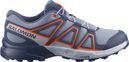 Salomon Speedcross Trail-Schuhe Blau/Orange für Kinder