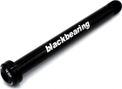 Black Bearing Front Axle 12 mm - 125 - M12x1.5 - 17 mm