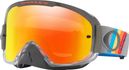 Oakley O-Frame 2.0 PRO MX Troy Lee Design Grey Stripes / Fire Iridium / OO7115-49