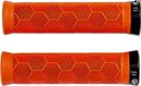 Paire de Grips Bontrager XR Trail Elite Recycled Plastic Orange