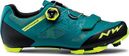 Zapatillas de MTB Northwave Razer verde / amarillo neón