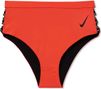 Nike Swim Cheeky High Waist Bikini Briefs Orange