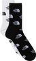 2 Paia The North Face Everyday Mid-Calf Socks Nero/Bianco (x2)