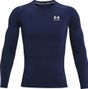 Under Armor Heatgear Armor Long Sleeve Compression Jersey Blue