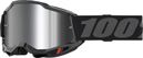 100% Accuri 2 Junior Mountain Bike Goggles - Black - Silver Mirror