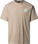 Maglietta The North Face Connect Graphic Beige Unisex