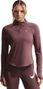 Haut 1/2 Zip Nike Tempo Swoosh Run Rose Femme
