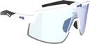 Lunettes AZR Kromic Speed RX Blanc/Ecran bleu Photochromique 