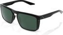 Lunettes 100% Renshaw Gloss Black Grey Green Lens / Noir / Vert