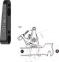 Tektro Flat Mount F6 160mm Rear Adapter