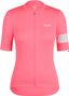 Maillot Rapha Core Jersey Rose/Blanc Femme