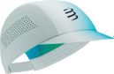 Compressport Pro Racing Star Cap - White/Blue/Green