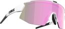 BLIZ Breeze Brille Mattweiß/Pink