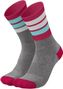 Chaussettes Incylence Merino Strive Gris/Rose