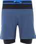Millet Intense 2-in-1 short Blauw