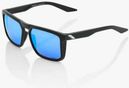 100% Renshaw Mat Zwart HiPER Blue Multilayer Mirror Lens / Zwart / Blauw