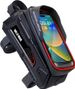 1L waterproof hard shell bike frame bag touchscreen