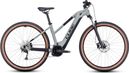 Cube Reaction Hybrid Performance 625 Trapecio MTB Eléctrica Hardtail Shimano Alivio 9S 625 Wh 29'' Gris Pantano Verde 2023