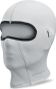 Cagoule balaclava de cyclisme gris clair avec ouverture pour lunettes