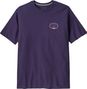 T-Shirt Patagonia Clean Climb Roots Responsibili-Tee Violet Homme
