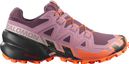 Chaussures Trail Salomon Speedcross 6 Rose/Orange Femme