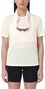 T-Shirt Running Salomon SHKout Core Graphic Blanc/Rose Femme
