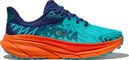 Hoka Challenger 7 Women's Trail Running Shoes Blue Orange