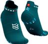 Compressport Pro Racing Socks v4.0 Run Low Shaded Spruce Blue