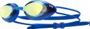 Tyr Black Hawk Swim Goggles Mirror Blue Gold