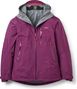 Giacca impermeabile Rab Downpour Mountain viola da donna