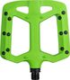 Coppia di pedali Funn Taipan Flat Verde