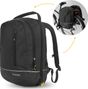 Sacoche de vélo Wozinsky double sac à dos 2en1 30L noir